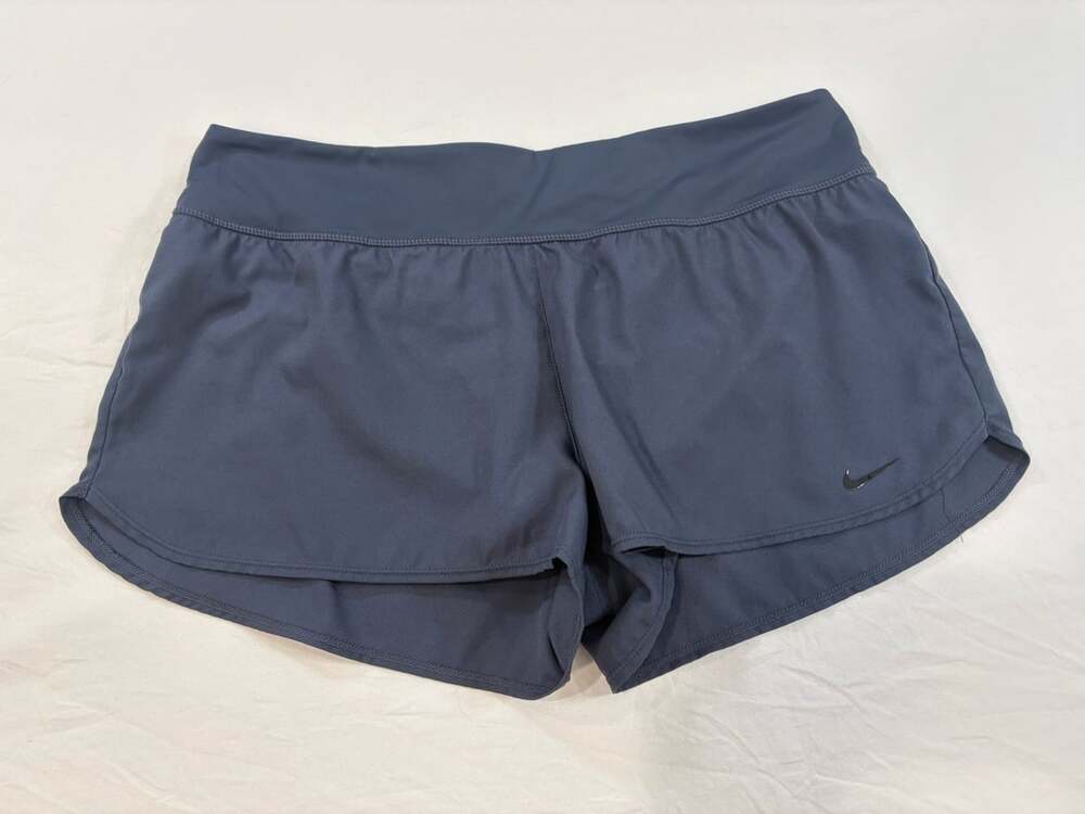 Nike Swim Womens Solid Element Swim Boardshort Blue Size L